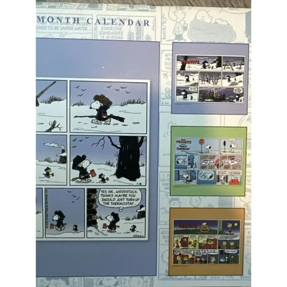 Snoopy Peanuts Through the Decades‎ 2001 - 16 month wall calendar - Daydream